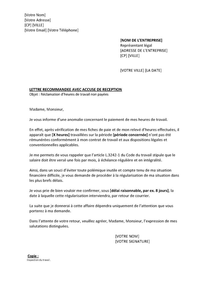 Illustration de l’envoi d’une lettre juridique pour faire valoir ses droits