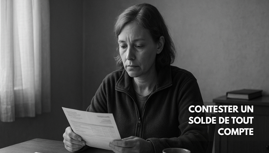 Contester un solde de tout compte Contester un solde de tout compte