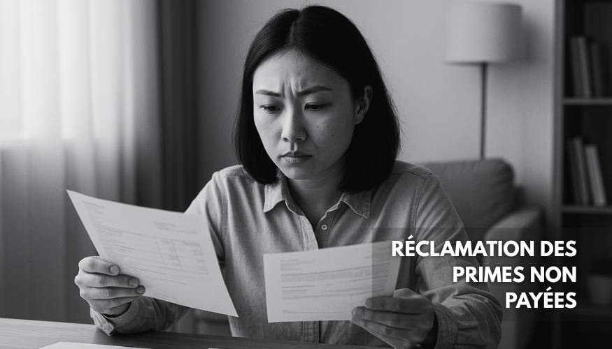 Réclamation de primes non versées par l’employeur