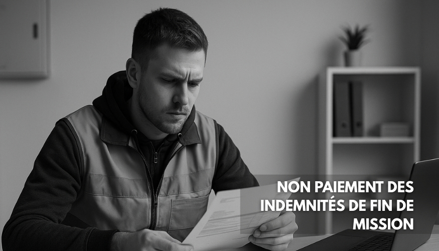 Indemnité de fin de mission en intérim : que faire en cas de non-paiement ? Indemnité non payée en intérim